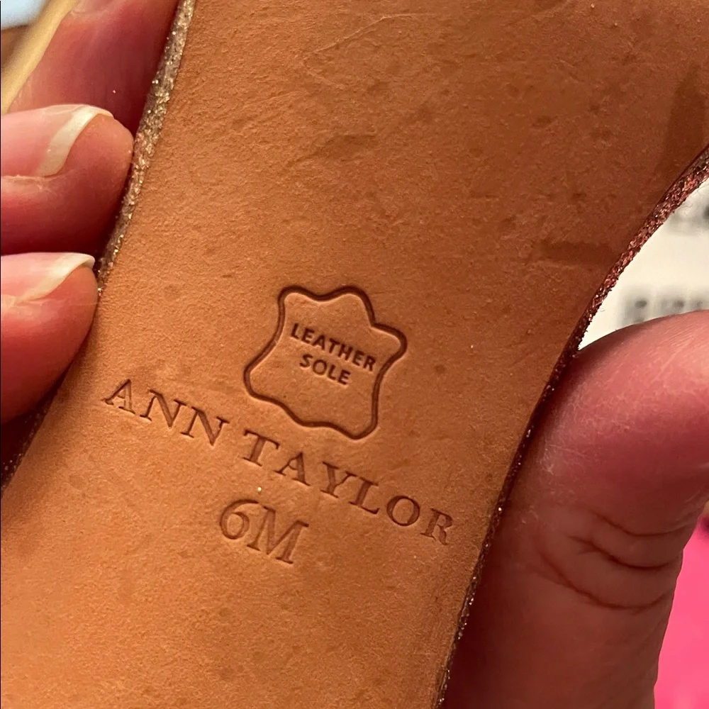 Ann Taylor vintage Sparkling Gold Women's Heels